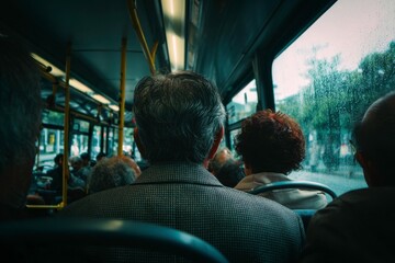people in the bus