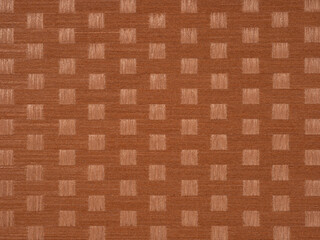 Warm sienna with cream accents in a checkered wooden veneer design