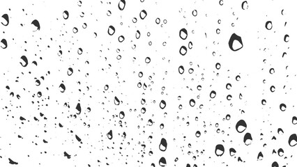 Waterdrop Dust and Scratched Textured Grunge white and black wall texture, Water drops on blue surface Overlay Texture, Distressed Vector Illustration. vector design transparent background.