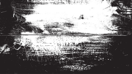 Wooden Scratched Grunge Urban Texture – Dust Overlay Distress Grainy Vector Illustration and vector design on White Background.