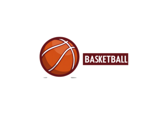 Basketball Icon: Classic Sport Ball Graphic isolated on transparent background