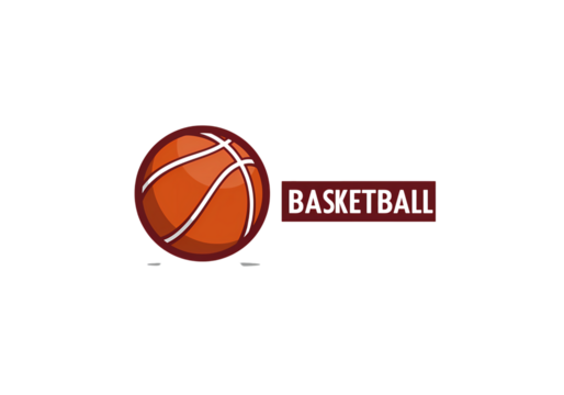 Basketball Icon: Classic Sport Ball Graphic isolated on transparent background