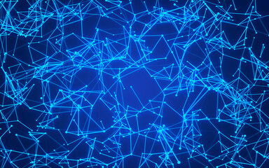  abstract digital background featuring glowing black plexus of interconnected points and lines. Represents big data, neural networks, and futuristic technology. Ideal for AI, blockchain