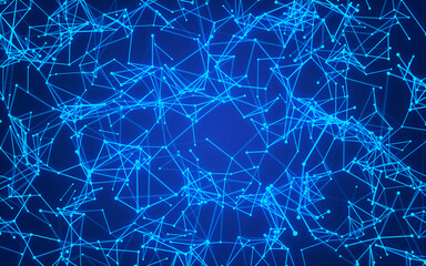  abstract digital background featuring glowing black plexus of interconnected points and lines. Represents big data, neural networks, and futuristic technology. Ideal for AI, blockchain