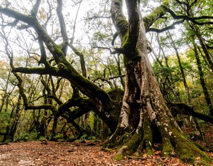 Ancient forest canopy