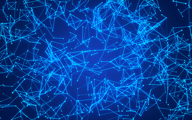  abstract digital background featuring glowing black plexus of interconnected points and lines. Represents big data, neural networks, and futuristic technology. Ideal for AI, blockchain