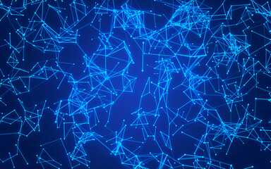  abstract digital background featuring glowing black plexus of interconnected points and lines. Represents big data, neural networks, and futuristic technology. Ideal for AI, blockchain