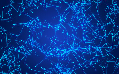 abstract digital background featuring glowing black plexus of interconnected points and lines. Represents big data, neural networks, and futuristic technology. Ideal for AI, blockchain
