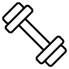 Dumbbell  Icon Element For Design