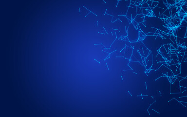  abstract digital background featuring glowing black plexus of interconnected points and lines. Represents big data, neural networks, and futuristic technology. Ideal for AI, blockchain