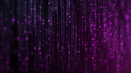 Vertical lines of light with scattered points of illumination.