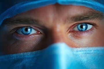 close up portrait of male surgeon