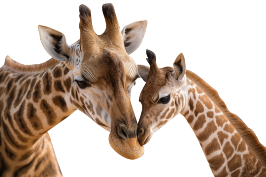 Mother_giraffe_and_baby_nuzzling_each_other