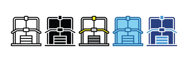 Lat Pulldown  Icon Element For Design