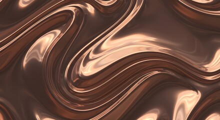 Molten Copper Waves