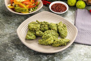 Indian cuisine - Mint chicken tikka