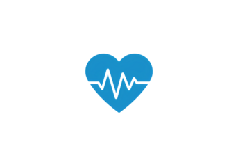 Blue Heart Pixel Art: Perfect for Valentine's Day, Love, and Charity Projects isolated on transparent background