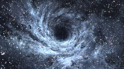 Obraz premium A swirling vortex of cosmic dust and stars.