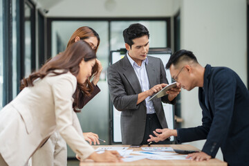 Group Asian Business  holds meeting on financial investment