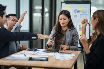 Group Asian Business  holds meeting on financial investment