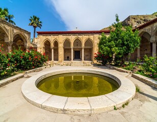 Courtyard of an ancient mosque