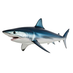 Fototapeta premium side view of a shortfin mako shark