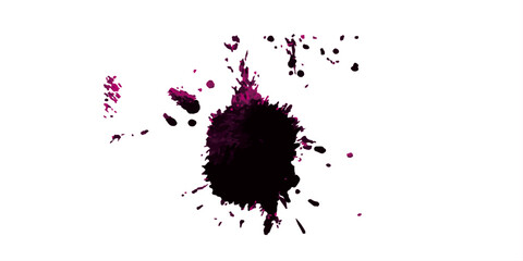 Abstract Black and White Ink Splats Creating a Grunge Effect. Transparent PNG available detailed ink splats Hyperrealistic Highly Detailed Isolated On Transparent Background	