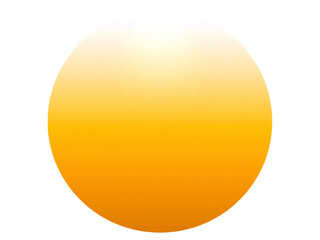Abstract orange and yellow gradient circle on black background, Isolated On White Background, Png Transparent