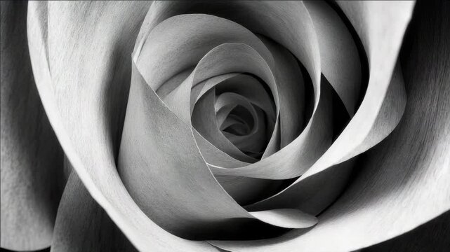 Monochromatic rose pattern