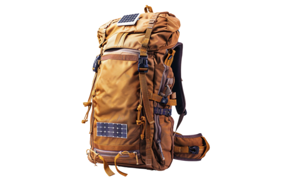 Rugged Nylon Backpack for Everyday Use on white background