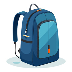 travel bag isolated on white