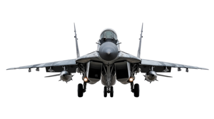 Modern Fighter Plane, Aircraft and Advanced Air Combat System isolated on transparent background Remove png, Clipping Path, pen tool
