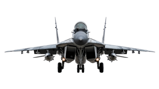 Modern Fighter Plane, Aircraft and Advanced Air Combat System isolated on transparent background Remove png, Clipping Path, pen tool
