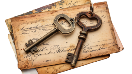 Custom Name Keychain Resting Alone on white background