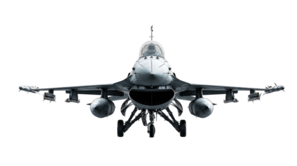 Modern Fighter Plane, Aircraft and Advanced Air Combat System isolated on transparent background Remove png, Clipping Path, pen tool
