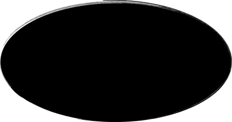 Oval brush painted ink. Grunge design elements