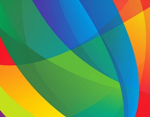 Fototapeta premium Abstract background with colorful wavy geometry shape