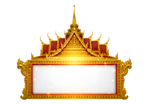 khmer gold frame box style