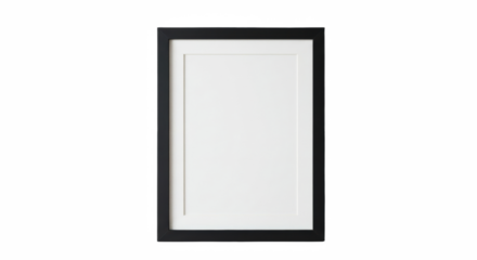 Modern A4 A3 picture frame mockup set bundle PNG transparent background. White, wood, black frame textures with mat board for gallery, artwork, poster, photo display, interior, wall decoration design