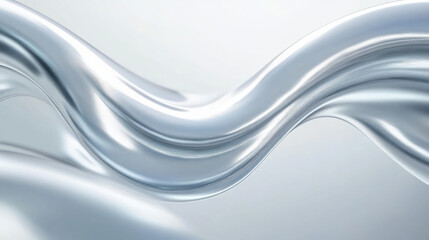 silver cloth waves