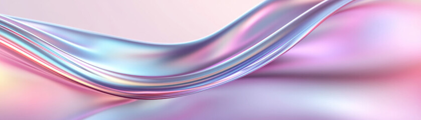 Fototapeta premium Pastel colored cloth waves