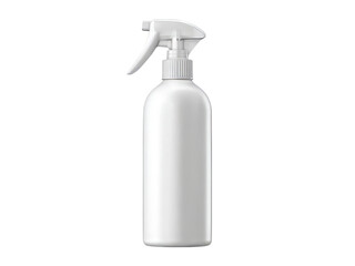 White plastic spray bottle mockup isolated on black background, Isolated On White Background, Png Transparent