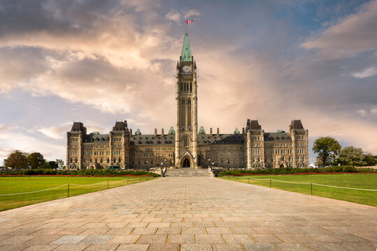 Ottawa Canada Peace Tower Parliament Hill government building Ontario