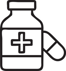 Obraz premium pill bottle