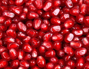 Close up of pomegranat seeds
