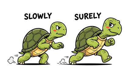 transparent background determined tortoise achieving goals slowly but surely