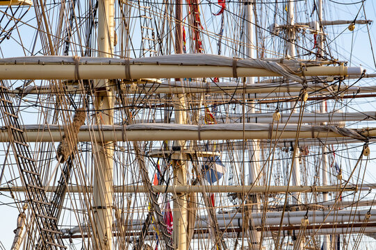 Most of Tall Ships in the Tall Ship Races - The Largest Old School Sailing boats in the world together during regatta in Europe