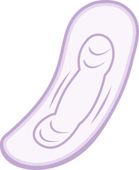  Modern and Clean Graphic of Different Absorbent Pads for Menstrual Health and Care