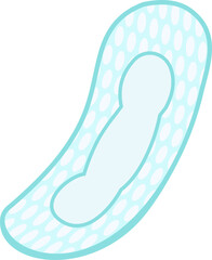  Modern and Clean Graphic of Different Absorbent Pads for Menstrual Health and Care