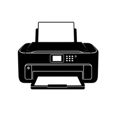 transparent background printer icon versatile vector illustration for design projects